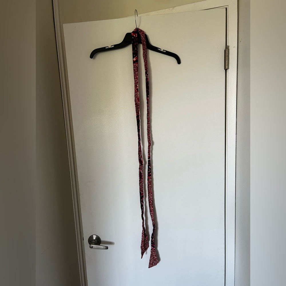 Ofuure “Linda” African Print Floral Pink and Black Patterned Belt